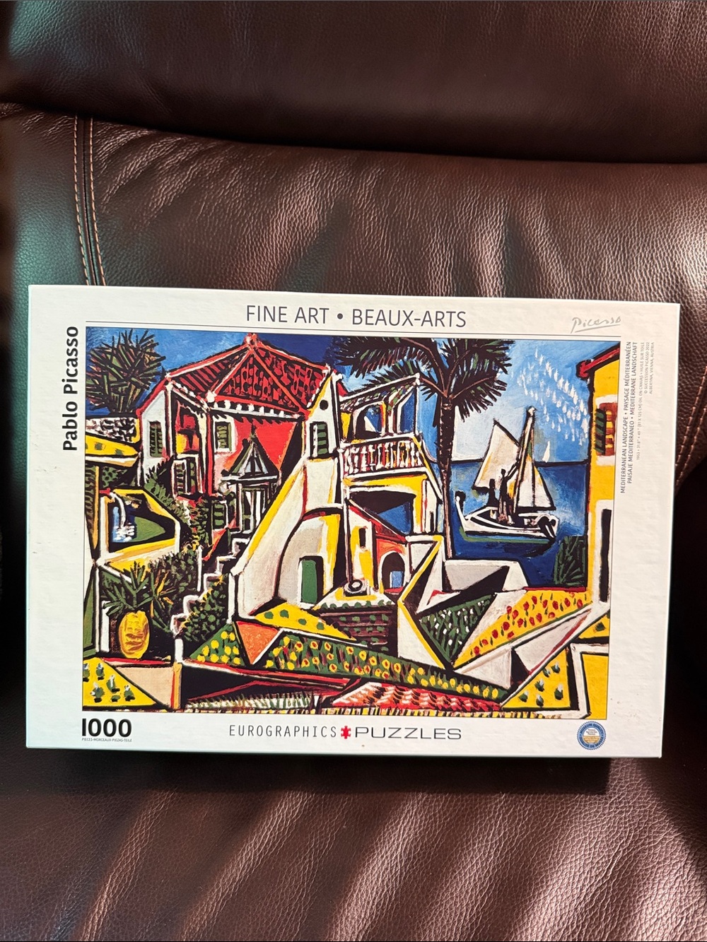 Eurographics Pablo Picasso Mediterranean Landscape 1000 Piece Art Puzzle